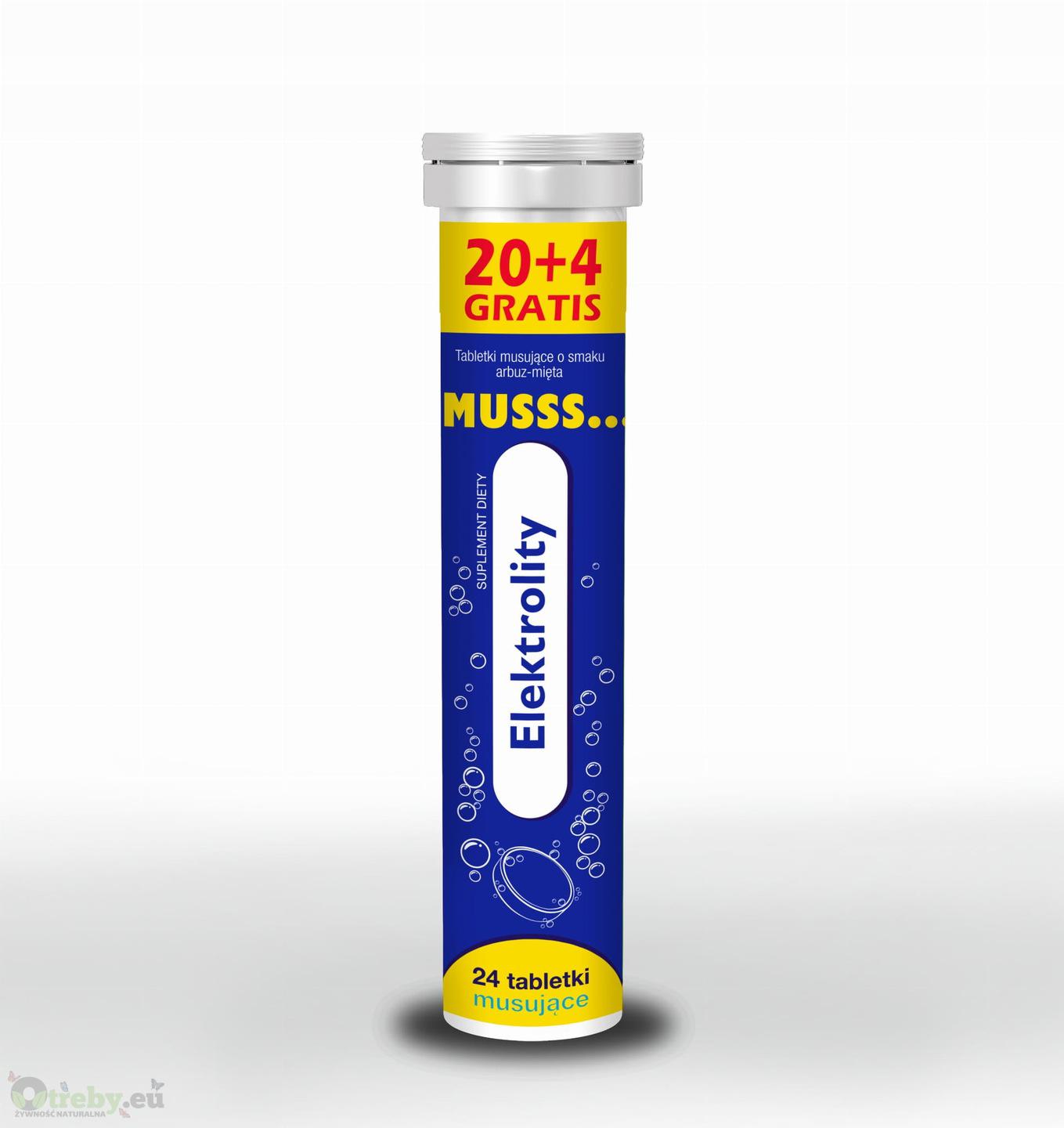 MUSSS ELEKTROLITY 24 ZIELONY LISTEK