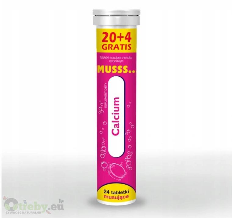 MUSSS CALCIUM 24 ZIELONY LISTEK